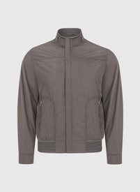 Jasnobrązowa krótka kurtka męska