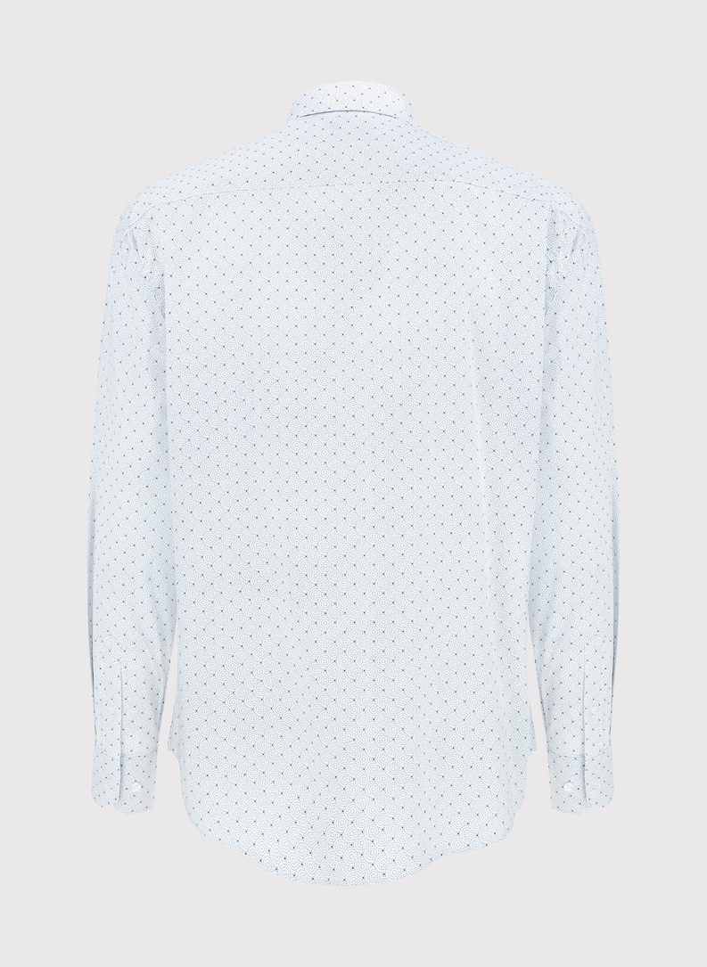Koszula w kropki o kroju Regular 