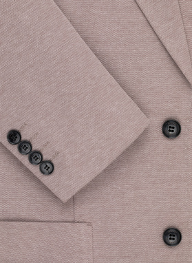 Beżowa marynarka melanż