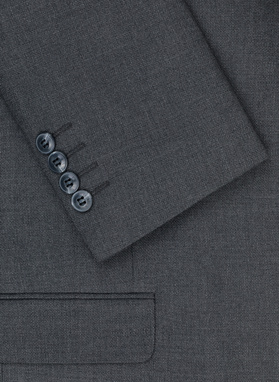 Szara jednorzędowa marynarka męska