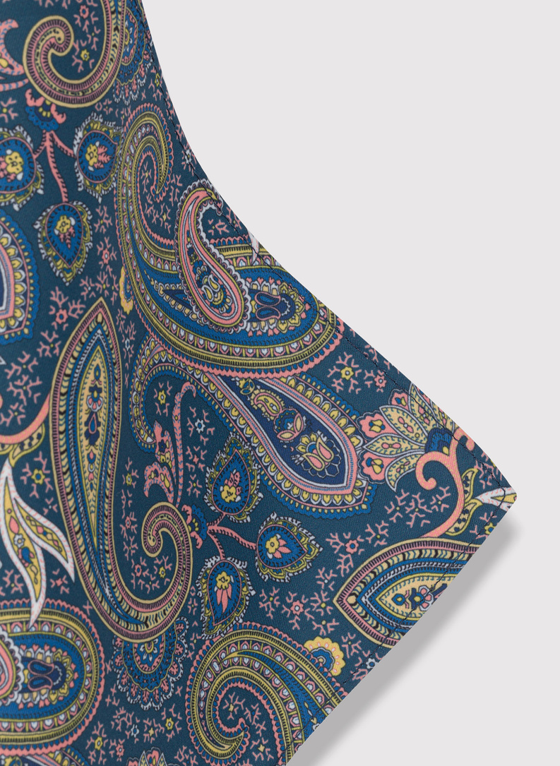 Kolorowa poszetka w paisley 