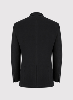 Bawełniana marynarka męska w kolorze czarnym