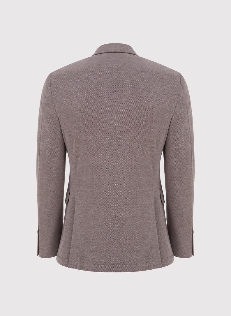 Dzianinowa marynarka w kolorze brązowym