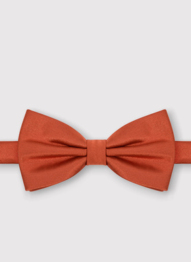 Gładka mucha męska w kolorze pomarańczowym