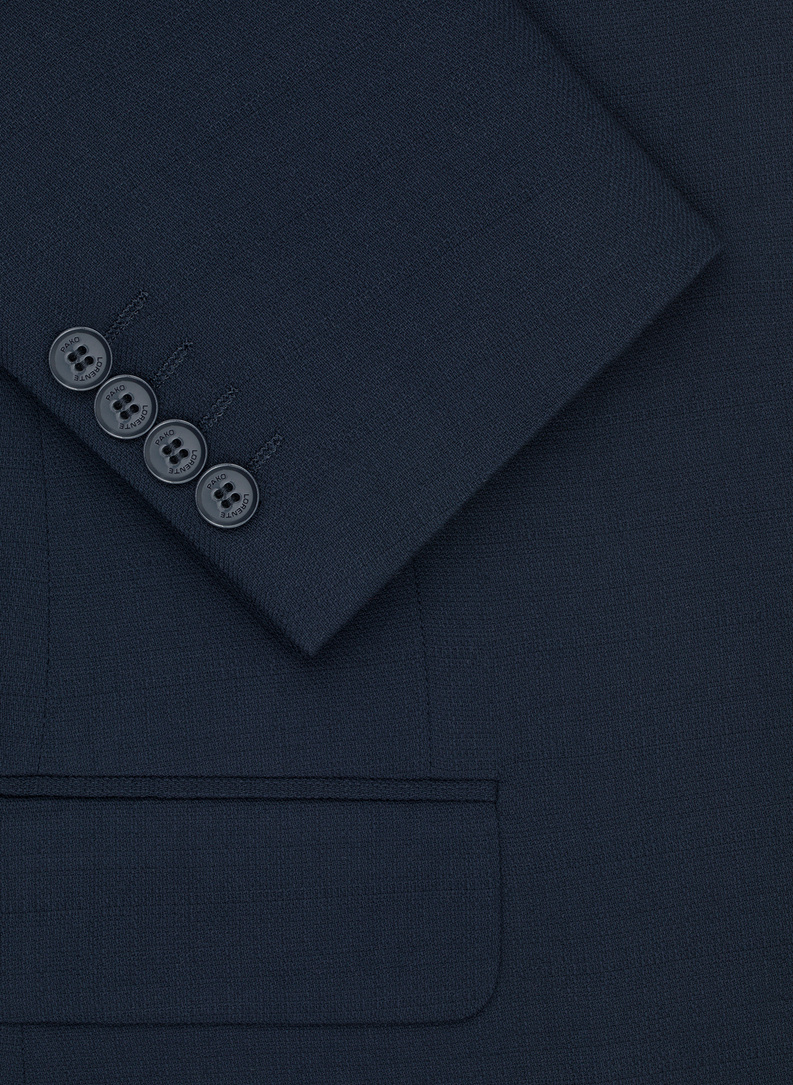 Granatowa marynarka garniturowa