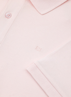 Polo męskie w kolorze różowym