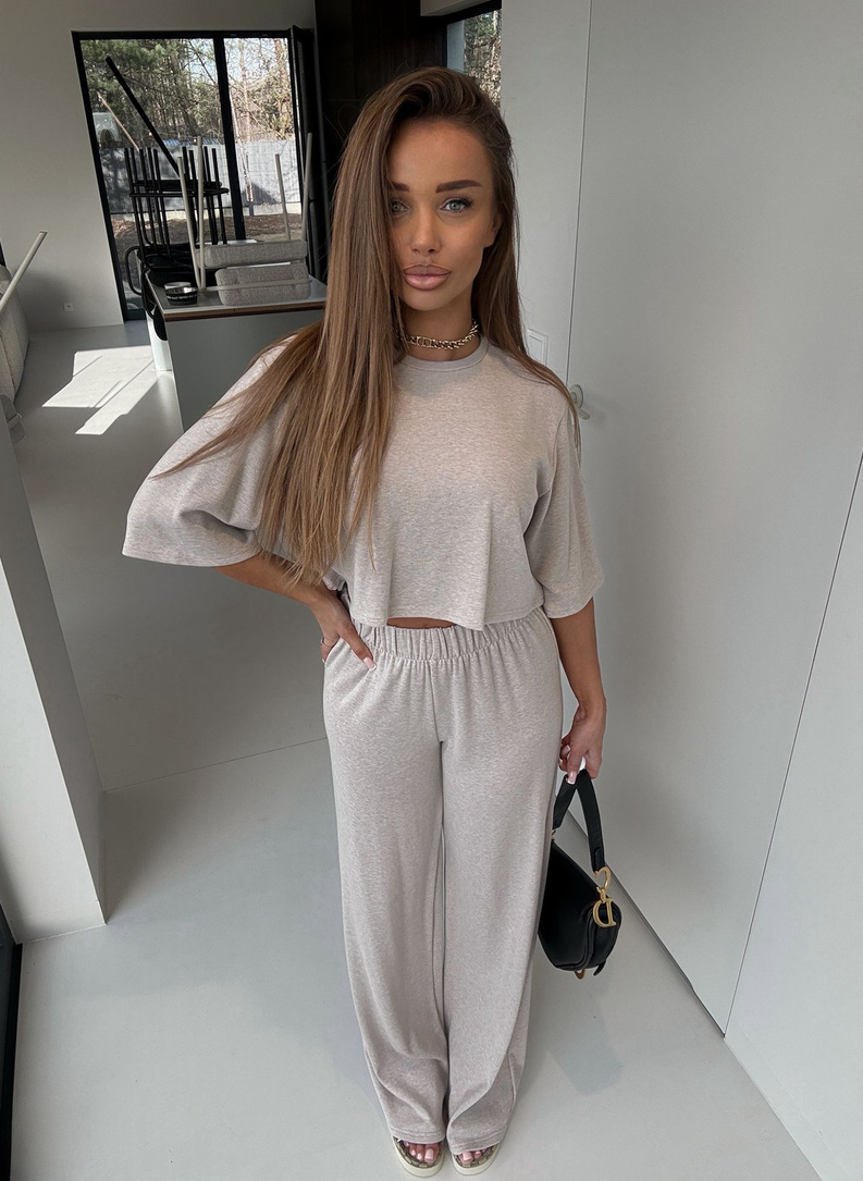 Komplet damski PAKO beżowy