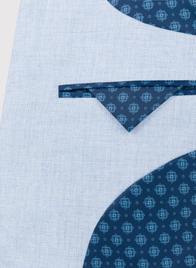 Niebieska marynarka męska