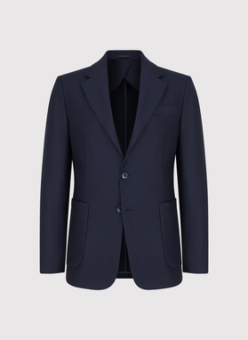 Granatowa marynarka jednorzędowa