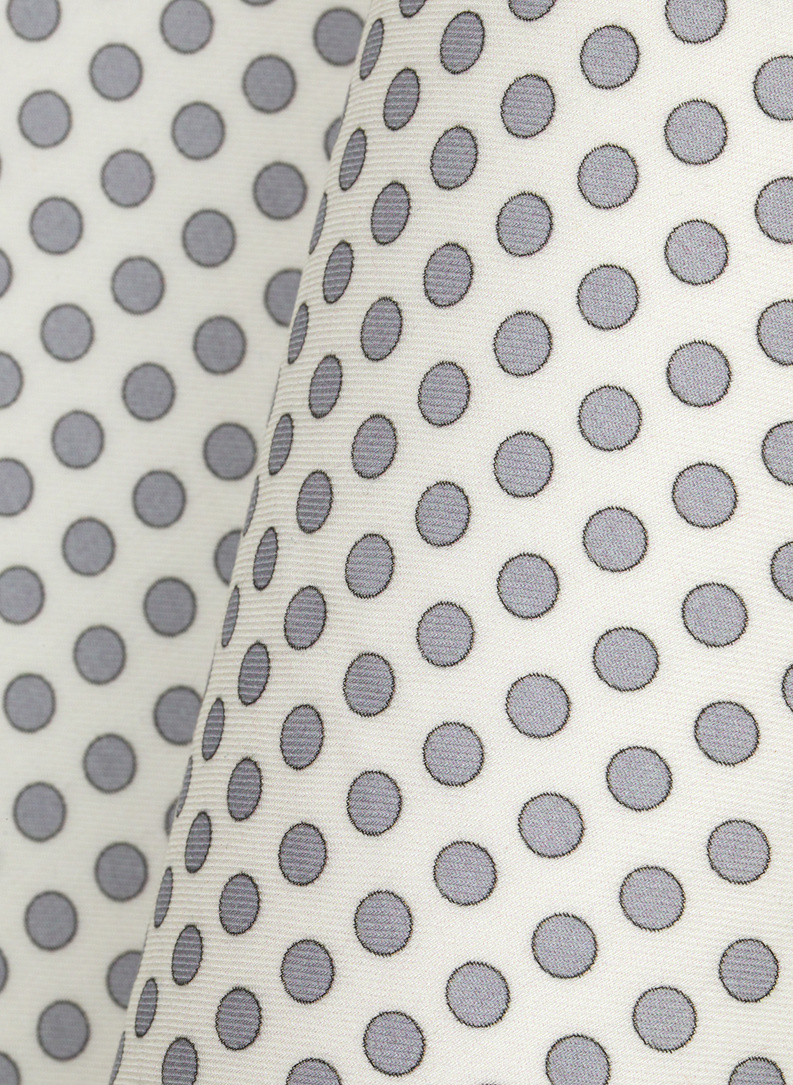 Bawełniana poszetka męska w kropki