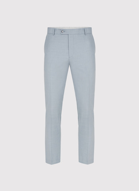 Błękitne spodnie ganiturowe