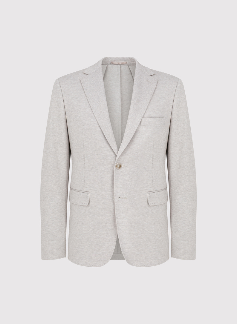 Dzianinowa marynarka w kolorze beżowym