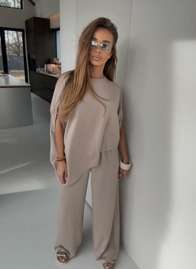 Komplet damski GEO beżowy