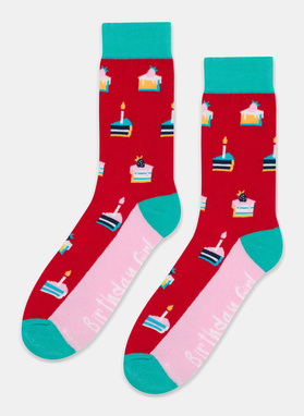 Skarpety w kawałki tortu DDTS9-SX-461-W