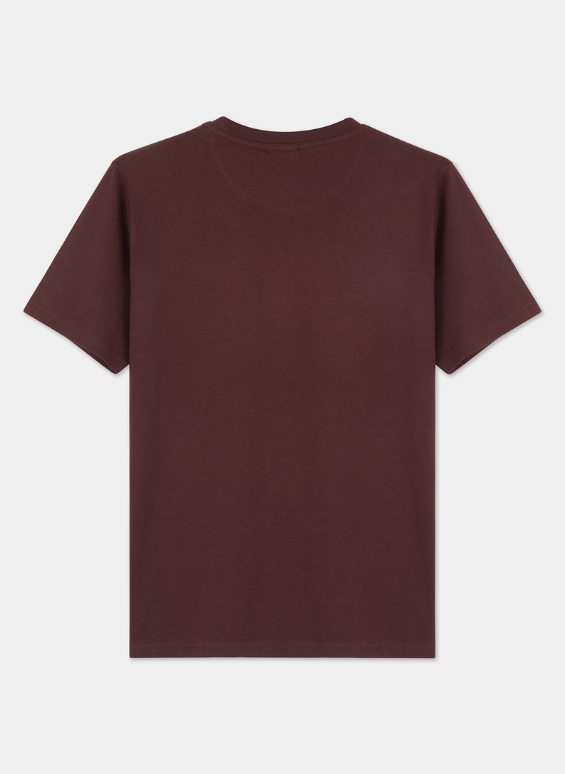T-shirt brązowy C21WF-TX-054-A