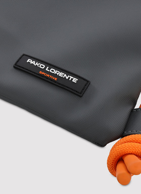 Plecak-worek męski w kolorze szarym