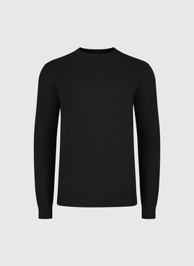 Sweter męski w kolorze czarnym