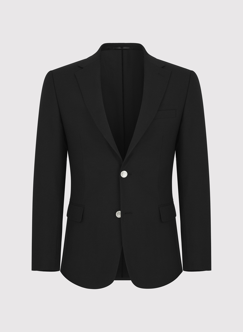 Czarna casualowa marynarka męska