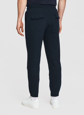 Granatowe spodnie dresowe