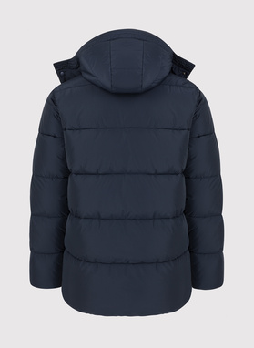 Granatowa zimowa kurtka męska