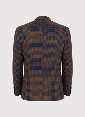 Casualowa marynarka męska w pepitkę 