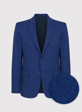 Niebieska marynarka męska