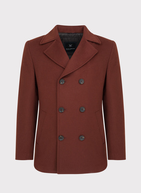 Płaszcz męski rudy P22WF-7X-003-P-0