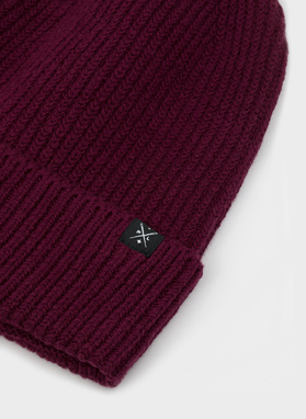 Bordowa czapka P21WF-CX-001-D