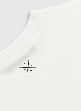 Męski t-shirt w kolorze ecru