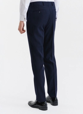 Ślubny granatowy smoking męski