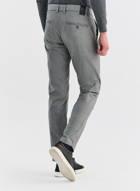 Szare casualowe spodnie męskie