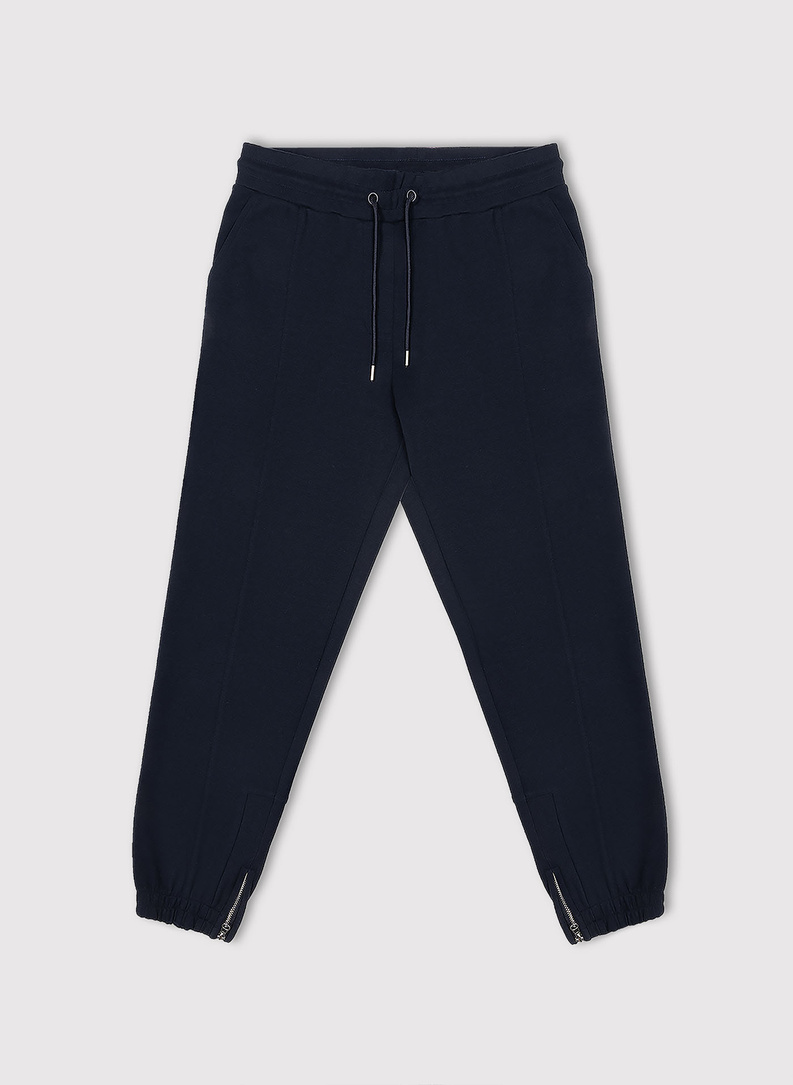 Granatowe spodnie dresowe