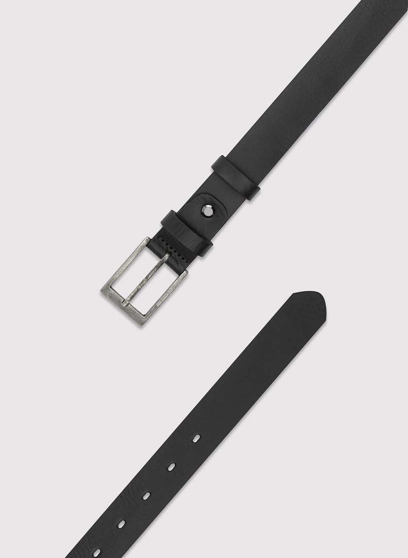 Pasek męski w kolorze czarnym