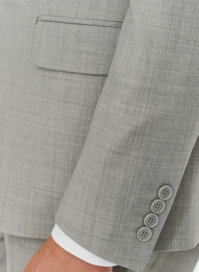 Męska marynarka garniturowa w odcieniu jasnoszarym