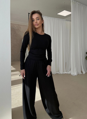 Komplet damski BARI LONG czarny