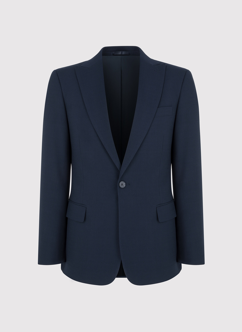 Granatowa marynarka garniturowa