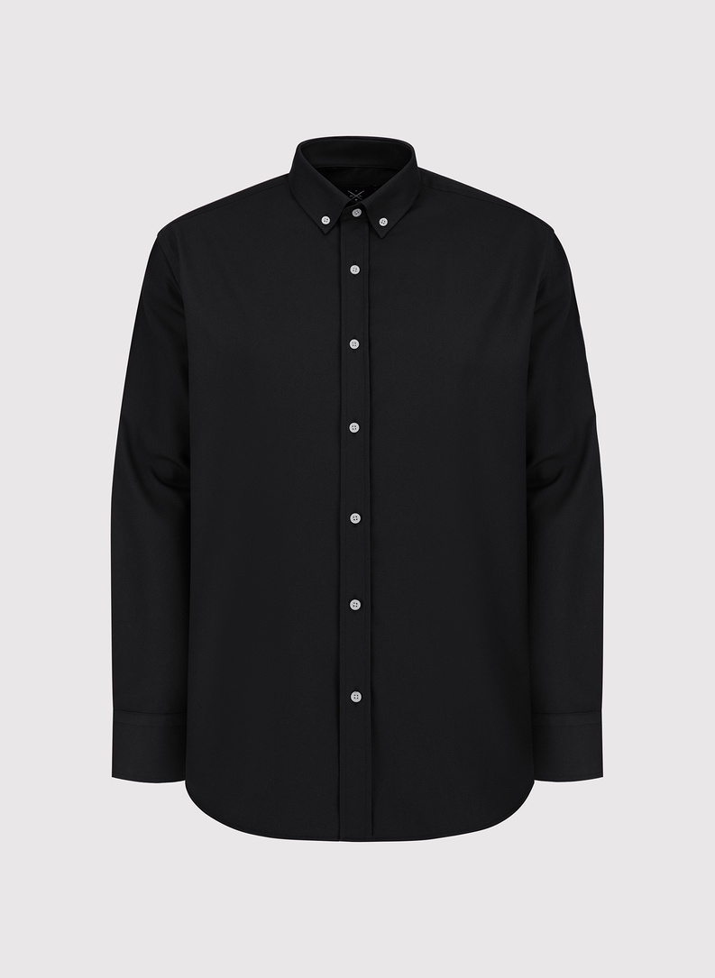 Czarna bawełniana koszula męska