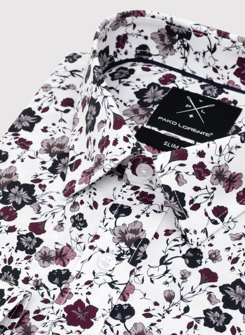 Koszula męska w kwiaty