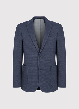 Casualowa marynarka męska w kolorze granatowym