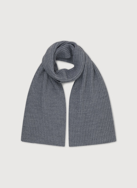 Szalik męski w kolorze szarym