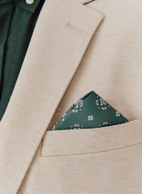 Casualowa marynarka męska w kolorze beżowym