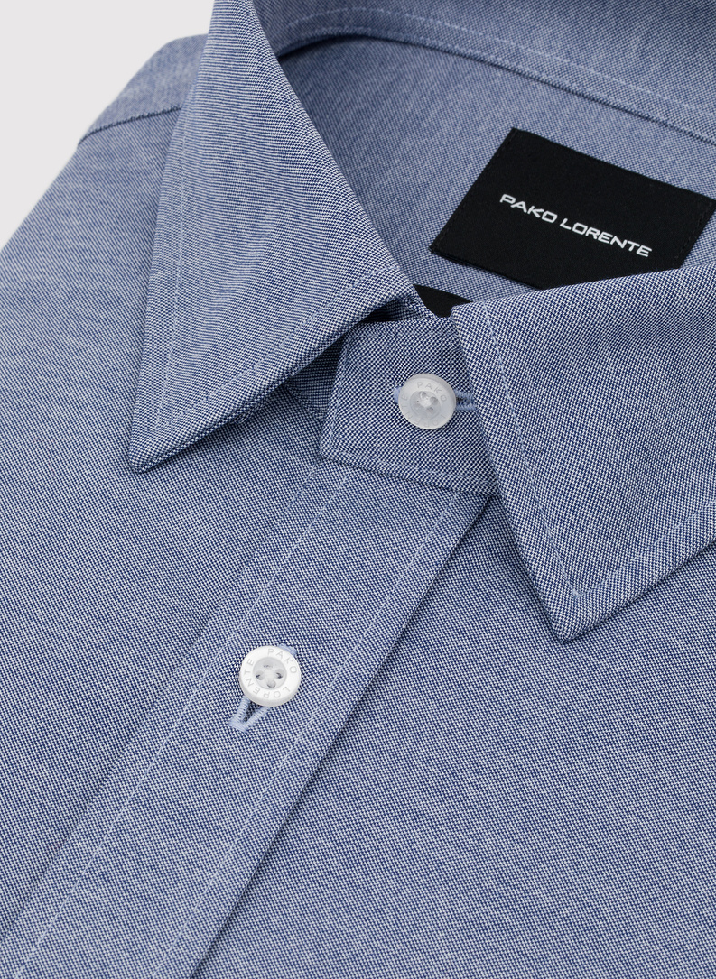 Niebieska koszula melanż