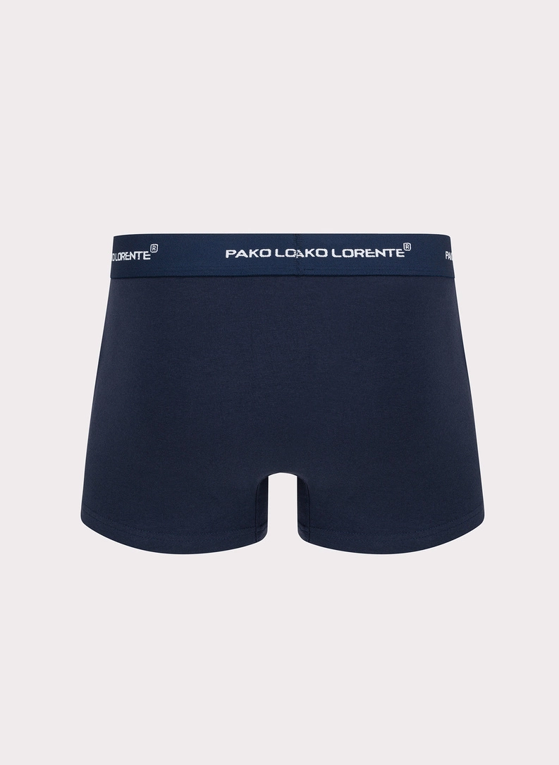 Zestaw 2 sztuk bokserek w kolorze czarnym i granatowym   