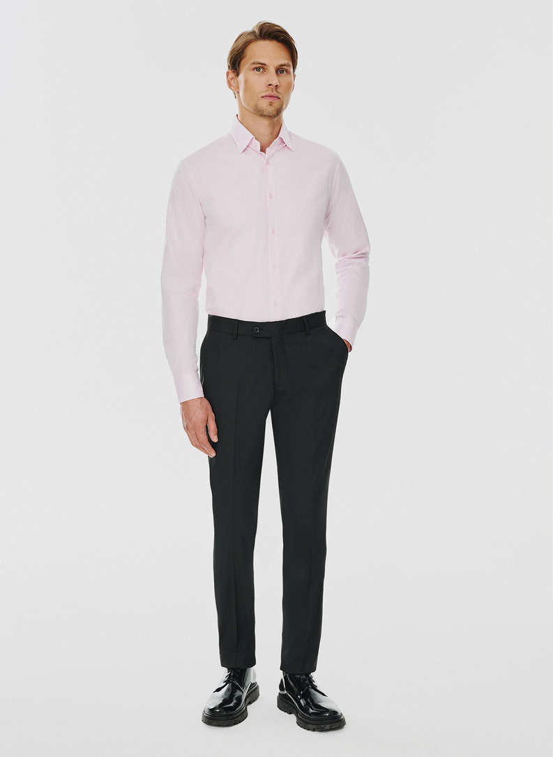 Różowa koszula męska