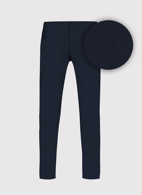 Granatowe spodnie casual