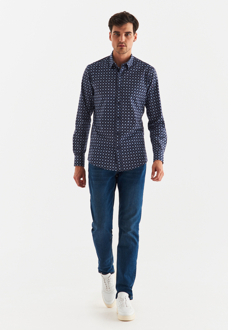 Koszula męska P22WF-1X-011-G-S