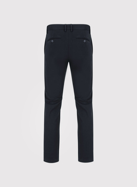 Granatowe spodnie casual