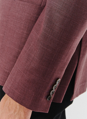 Casualowa gładka marynarka męska