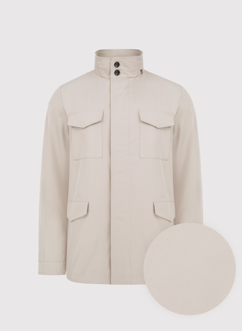 Wiosenna kurtka w kolorze beżowym