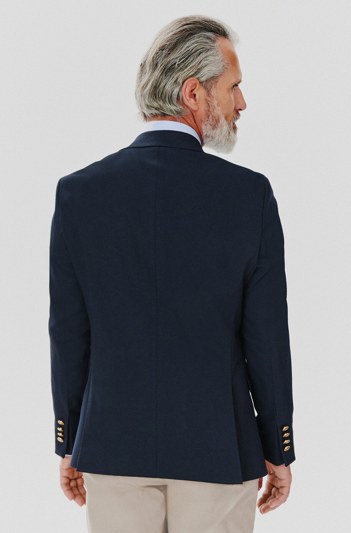 Granatowa casualowa marynarka męska